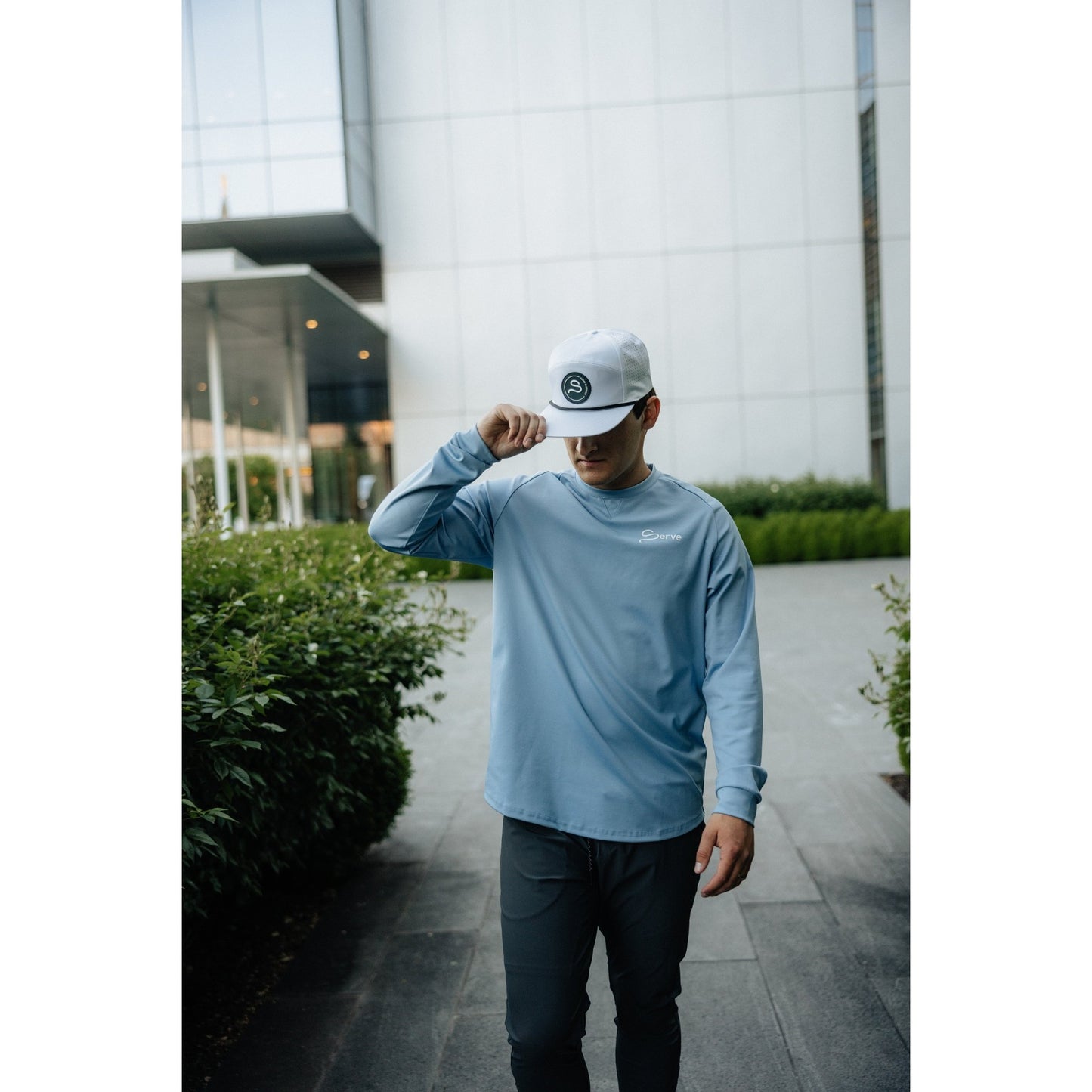 7 Panel White Hydro Hat - Serve Clothing