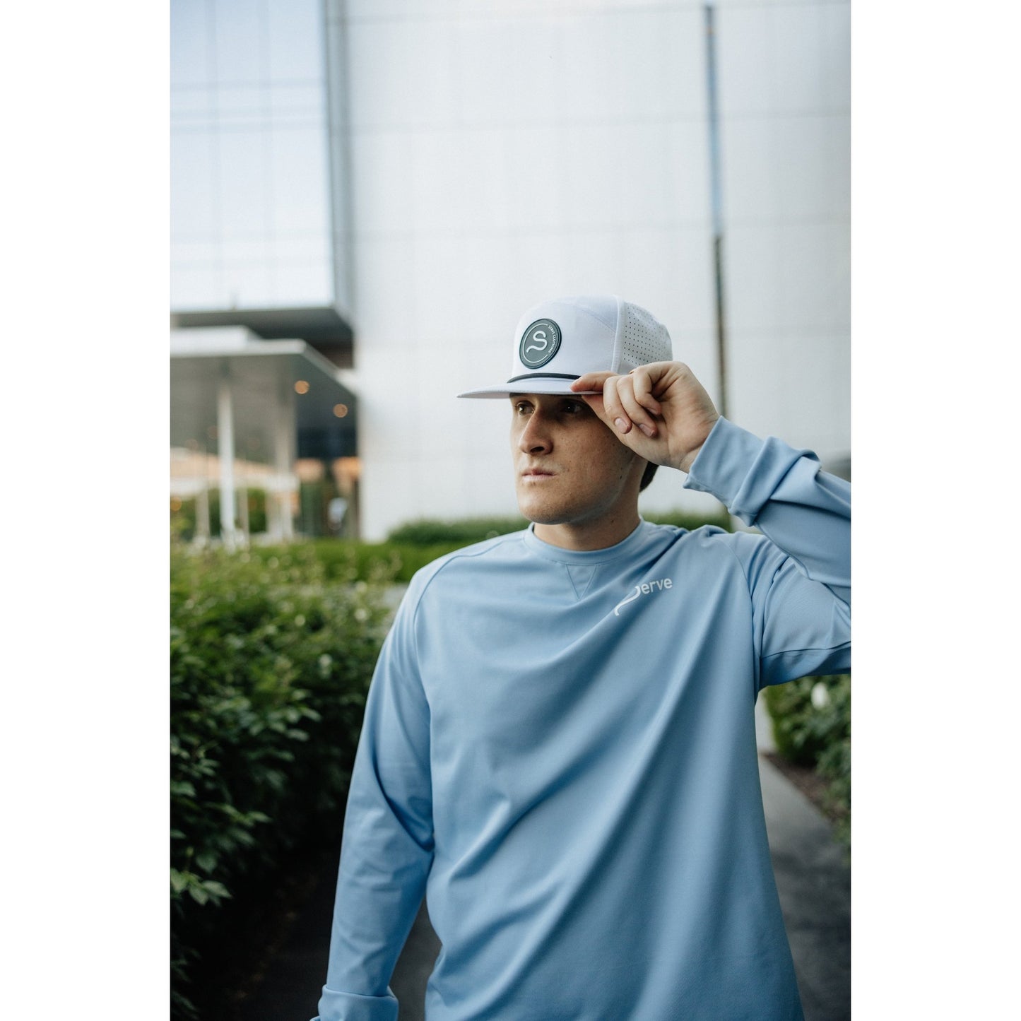 7 Panel White Hydro Hat - Serve Clothing