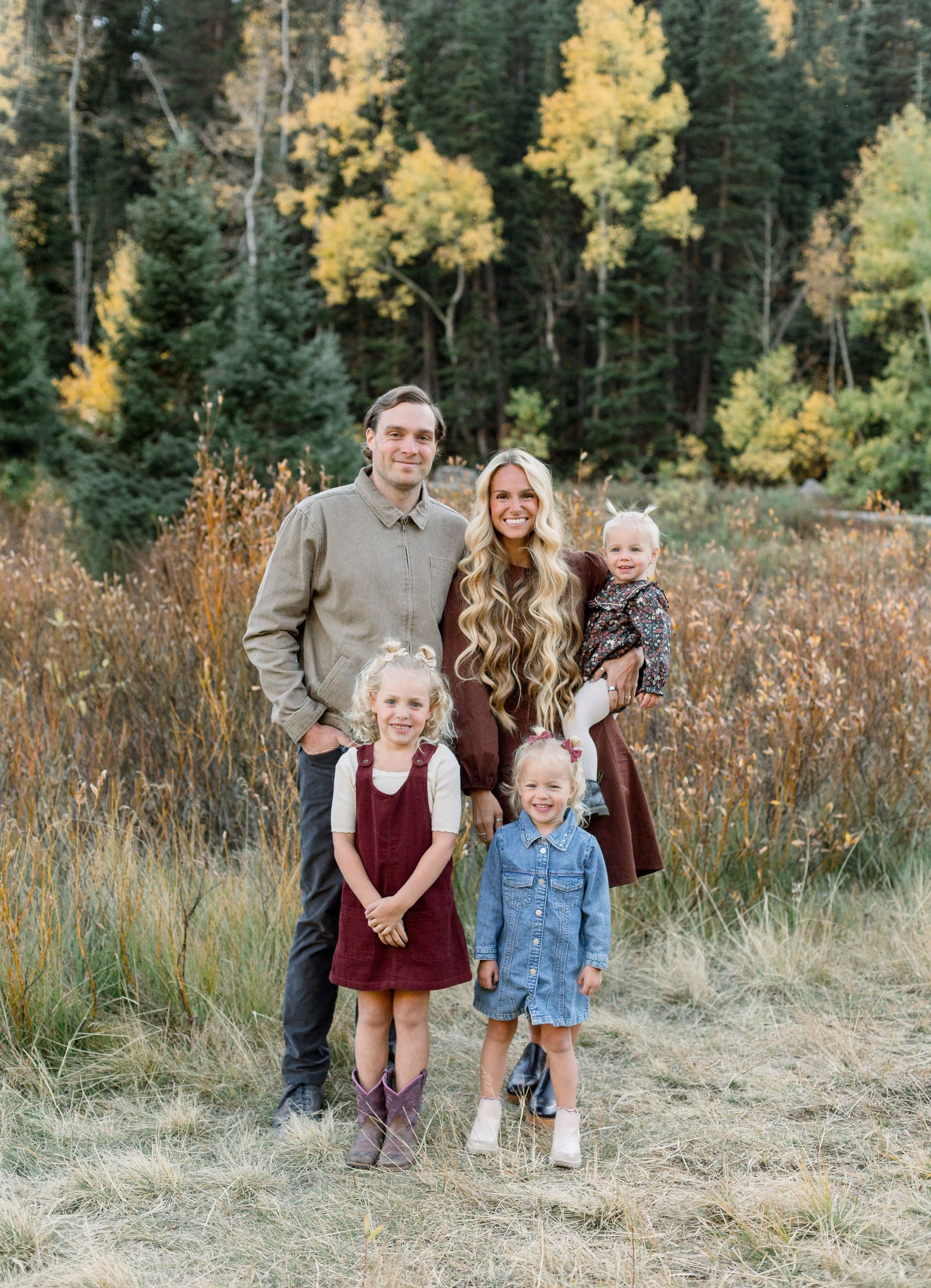 Dax Eisinger, co-founder of Serve Clothing, with his family