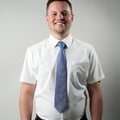 Breathable White Short Sleeve Dress Shirt
