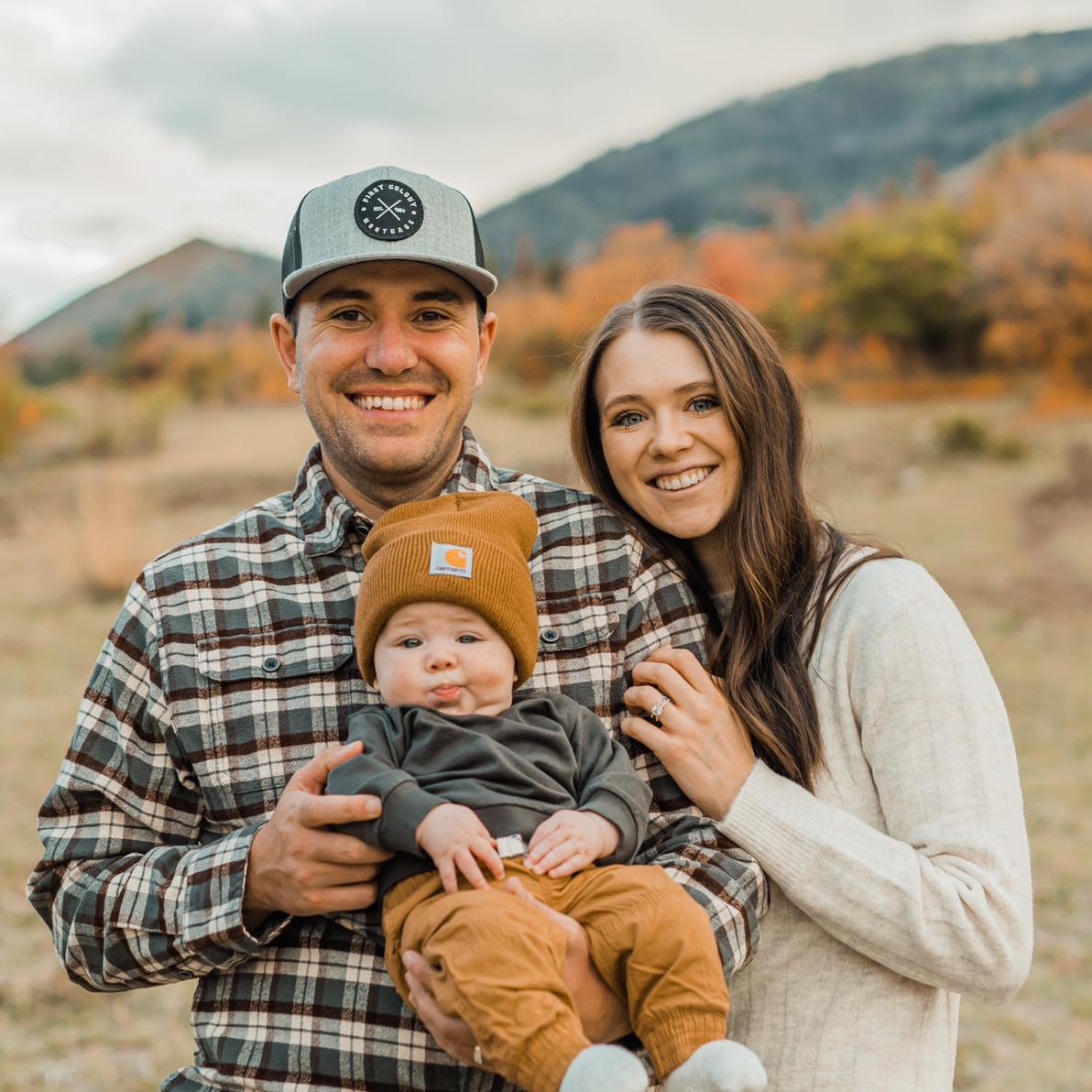 Statler Slade, co-founder of Serve Clothing, with his family