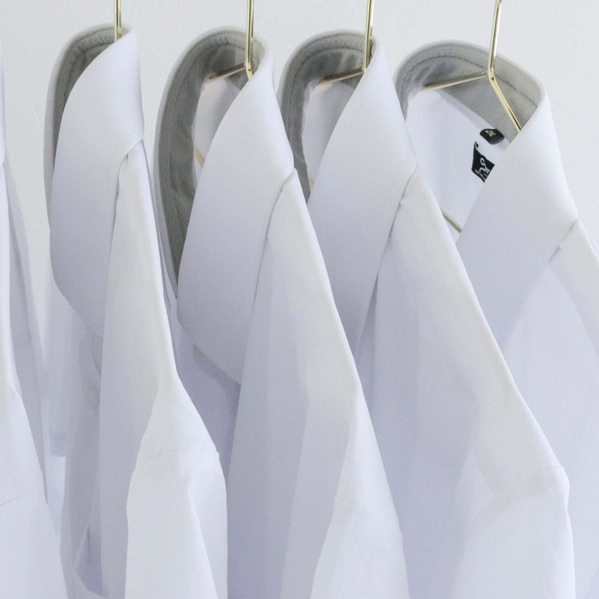 Breathable White Long Sleeve Dress Shirt - Serve Clothing